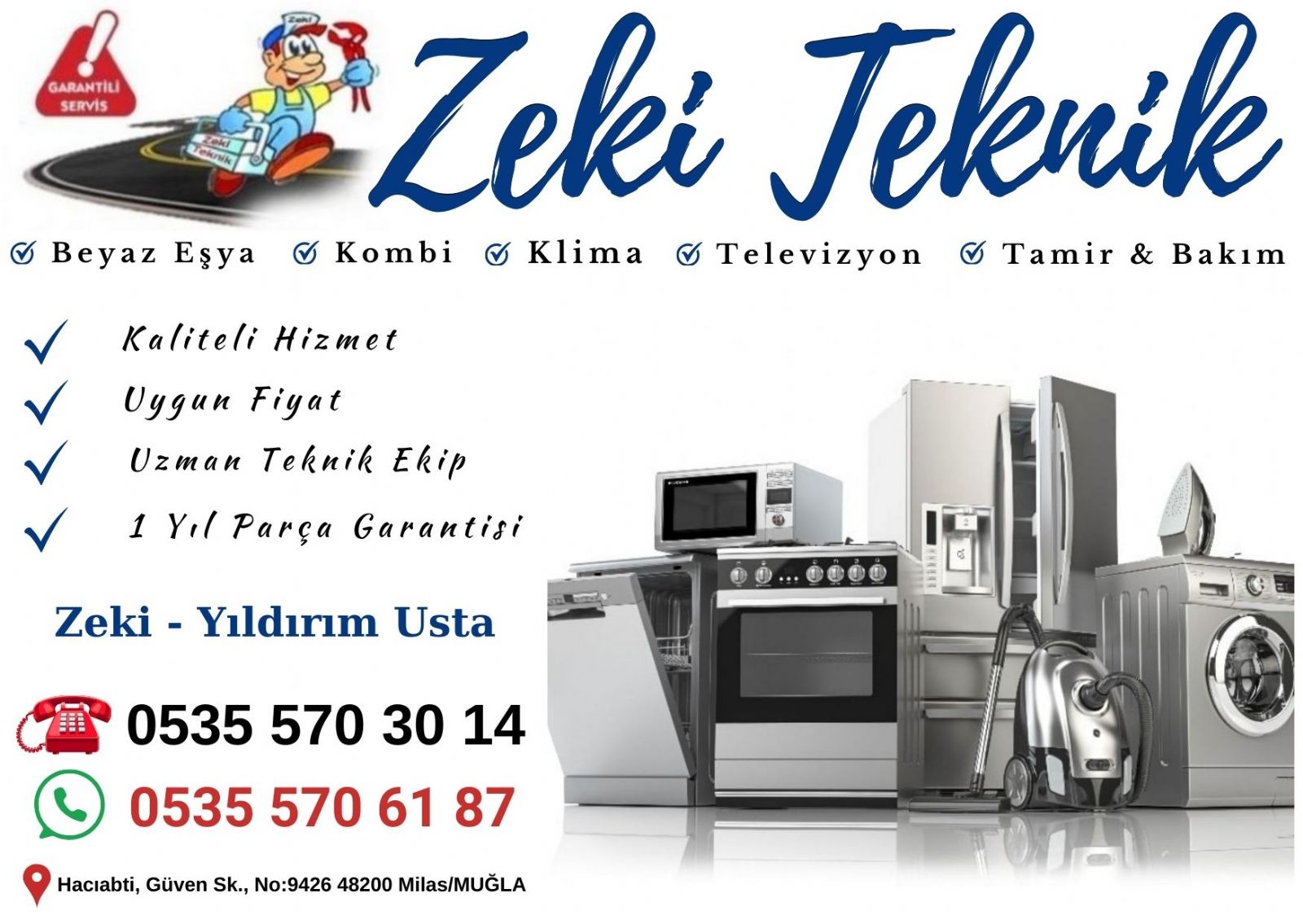Milas Arçelik Servisi